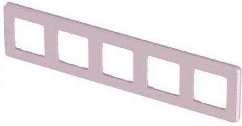 Рамка универсальная Legrand Inspiria 5-м. розовый картинка